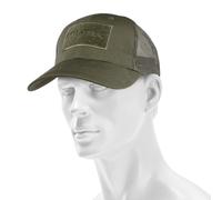 Mil-Tec Baseball Cap Trucker oliv, Synthetik