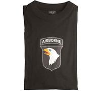 Mil-Tec T-SHIRT M.DRUCK 101ST AB SCHWARZ M