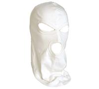 Mil-Tec Unisex Balaclava Sturmhaube, Weiß, Einheitsgröße EU
