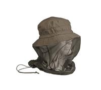 Mil-Tec Sonnenhut-12331001 mit Moskitonetz Unisex Oliv Einheitsgröße