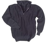 Mil-Tec Pullover Troyer Marine – Synthetik, Blau, Herren, Größe 56