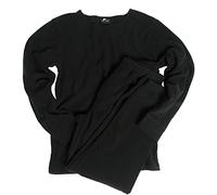 Mil-Tec Unterwäsche Thermofleece Rundh.schwarz Gr.XS