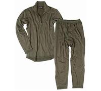 Mil-Tec Unterwäscheset Thermofleece III 2-teilig, mit ReiÃŸverschluss, oliv (XL)