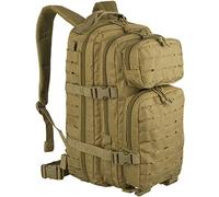 Mil-Tec US Assault Pack Laser Cut Tagesrucksack (20L) • Taktischer Militär Rucksack mit Laser-Cut MOLLE-System • Outdoor Bundeswehr Rucksack,Wanderrucksack für Camping & Einsatz • Coyote, S