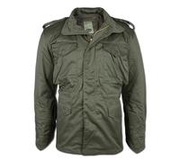 Mil-Tec US Feldjacke M65 T/C mit Futter oliv, Größe S, Herren, Synthetik
