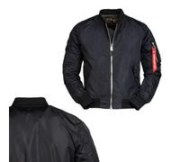 Mil-Tec US MA-1 Fliegerjacke Summer schwarz, Größe XL, Herren, Synthetik