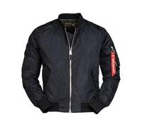 Mil-Tec US MA-1 Fliegerjacke Summer schwarz, Größe XL, Herren, Synthetik
