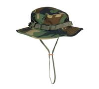 Mil-Tec US GI Dschungelhut • Klassischer Boonie Hat aus 100% Baumwolle • Taktischer Buschhut mit Ripstop-Gewebe • Outdoor Sonnenhut mit Kinnriemen & Belüftung