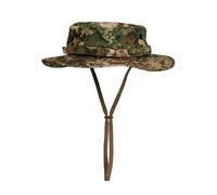 Mil-Tec US GI Dschungelhut • Klassischer Boonie Hat aus 100% Baumwolle • Taktischer Buschhut mit Ripstop-Gewebe • Outdoor Sonnenhut mit Kinnriemen & Belüftung