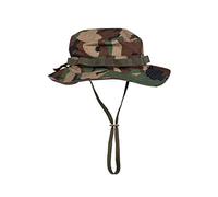 Mil-Tec Dschungelhut US GI One Size – Ripstop‑Synthetik, Belüftung, Kinnriemen – Woodland