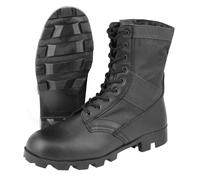 Mil-Tec US Dschungelstiefel Panama schwarz, Größe 44/UK 10, Textil / Leder