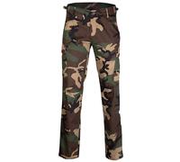 Mil-Tec US Ranger Hose Typ BDU Straight Cut woodland, Größe S, Herren, Baumwolle