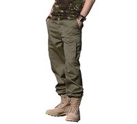 Mil-Tec US Ranger Feldhose Typ BDU - Herren, 6 Taschen, verstellbarer Kordelzug - Oliv M