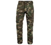 Mil-Tec US Ranger Hose Typ BDU Straight Cut woodland, Größe S, Herren, Baumwolle