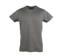 Mil-Tec US Style T-Shirt Herren • Klassisches Bundeswehr T-Shirt aus Baumwolle mit Rundhals Ausschnitt • Hochwertiges & weiches Basic Shirt für Alltag, Outdoor, Arbeit • Braun, XL