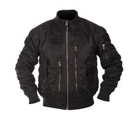 Mil-Tec US Tactical Fliegerjacke Herren • Taktische Bomberjacke mit Stehkragen • Winddichte Übergangsjacke für Frühling & Herbst • Robuste Pilotenjacke mit vielen Taschen & Patchflächen