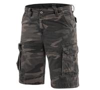 Mil-Tec - Vintage Prewash - Taktische Shorts - Dark Camo S