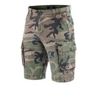 Mil-Tec - Vintage Prewash - Taktische Shorts - Woodland S