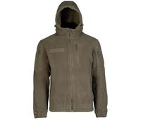 Mil-Tec Winter Kälteschutzjacke Fleece Gen. II mit Kapuze - Schwarz / S