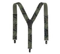Mil-Tec Hosenträger mit Clip woodland, Textil