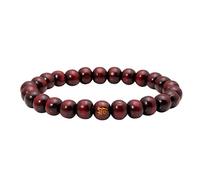 MILAKOO 8mm Perlen Tibetisch Buddhistischer Buddha Gebet Mala Holzperlen Armband Armreif