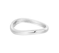 MILAKOO Silber gedreht unregelmäßige Armband für Frauen Spirale Oval Armreif offen Manschette Mode minimalistischen Schmuck