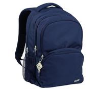 MILAN 624604SNCB Schulrucksack 4 Reißverschlüsse (25L) Serie 1918, Marineblau, mehrfarbig, 52 x 34,5 x 23 cm
