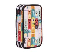 Milan Filled Double Decker Pencil Case Aliens Special Series Mehrfarbig Mann (Herstellerartikelnummer: 081264ALN)