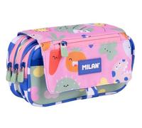 MILAN® Federmäppchen mit 4 Reißverschlüssen mit Klappe der Sonderserie Green & Grow