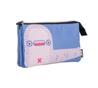 MILAN® Federmäppchen mit 5 Fächern, Special Series Aliens, blau