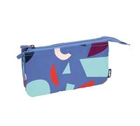 MILAN® Federmäppchen mit 5 Fächern Spezialserie Fun Animals blau