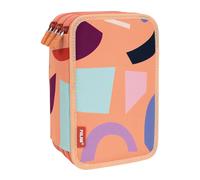 Milan Filled Triple Decker Fun Animals Special Series Mäppchen One Size Orange