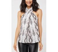 Milan Kiss Blusentop in Weiß - Größe M | Damen Blusen