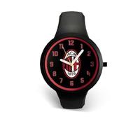 Milan Lowell men's watch in black silicone with logo P-MN480XN1 only time