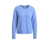 Milano Italy - 1/1 sleeve pullover with oversized shoulders and round neck cornflower blue - Gr. - S