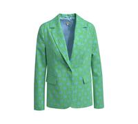 Milano Italy - Blazer w flap pockets + one button closure apple print - Gr. - 36