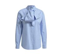 Milano Italy - blouse w/ bow tie 1/1 sleeve cornflower print - Gr. - 46