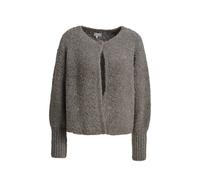 Milano Italy - cardigan w/ roundneck pressbutton closure 1/1 sleeve mink - Gr. - S