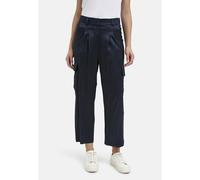 Milano Italy - Cargo pants w hook and eye, pleats and french pockets navy - Gr. - 42