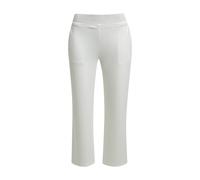 culotte w elastic waist, french pockets Weiß S