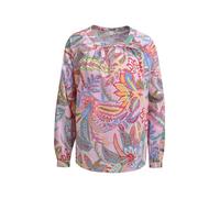 Milano Italy Damen Bluse Langarm im Mustermix Rosa, 42