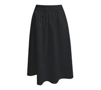 Milano Italy Damen Midirock mit Elastikbund Navy, 46