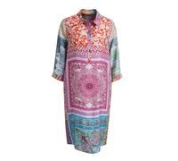 Milano Italy Erwachsene Bunt gemustertes Sommerkleid aus Viskose