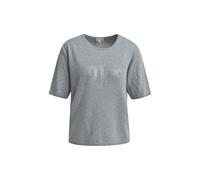 Milano Italy - Fitted 1/2 sleeve Pullover with round neck grey melange - Gr. - L