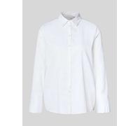 Milano Italy Hemdbluse mit Knopfleiste in Weiss, Größe 38