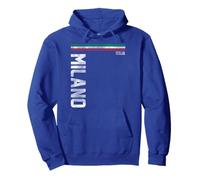 Milano Italy Italian City Souvenir Italy Love Flag Pullover Hoodie