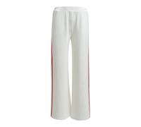 Milano Italy - jersey wideleg pants w/ elastic wb, side tapes offwhite - Gr. - S