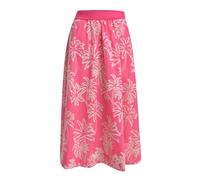 Milano Italy - midi skirt w elastic wb pink print - Gr. - 34