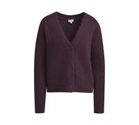 Milano Italy - Normal fitted Cardigan with 1/1 sleeves and button placket vino - Gr. - S