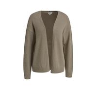Open Cardigan with oversized shoulders and 1/1 sleeves Blau L